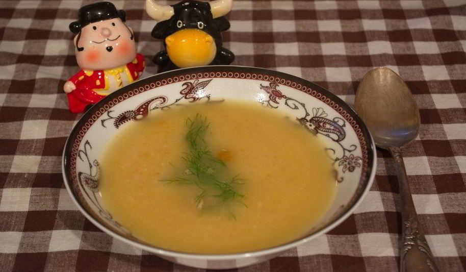 Рецепт супа-пюре с копченой курицей