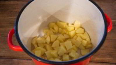 суп-пюре с копченой курицей