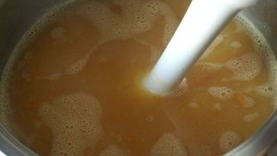 суп-пюре с овощами и плавленым сырком