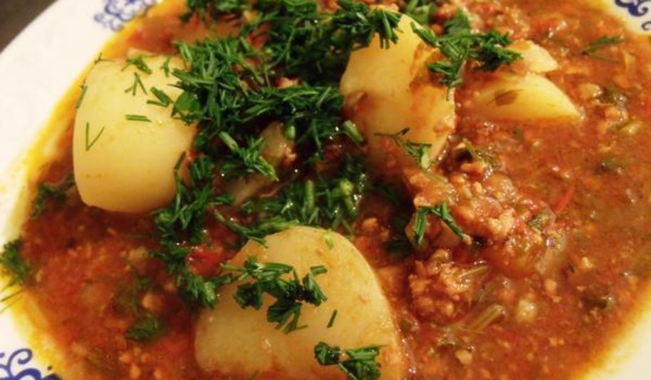 Рецепт супа-пюре с рубленым мясом