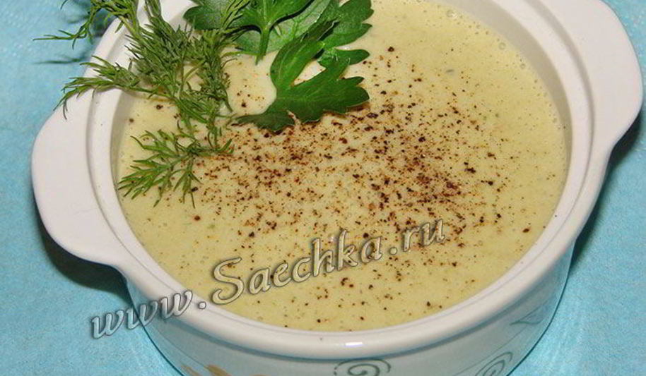 Рецепт супа-пюре