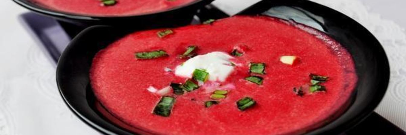 Свекольно-апельсиновый суп-пюре