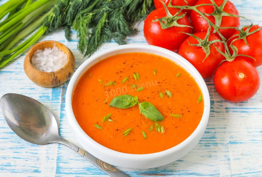 Томатный суп пюре классический