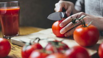 томатный суп-пюре с розмарином