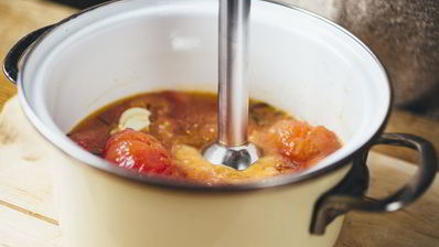 томатный суп-пюре с розмарином