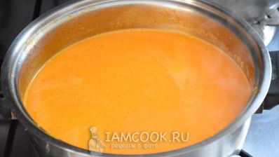 томатный суп-пюре со сливками