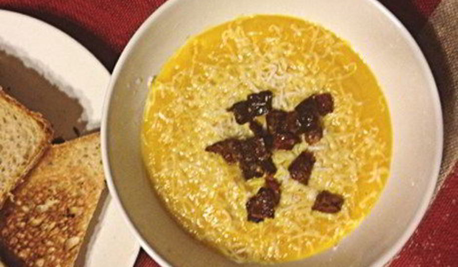 Рецепт тыквенного супа-пюре с бананом