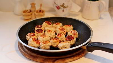 тыквенный суп-пюре с фрикадельками