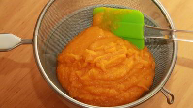 тыквенный суп-пюре с гребешками