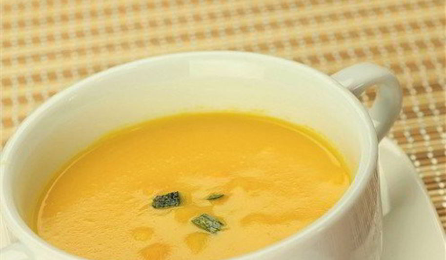 Рецепт тыквенного супа-пюре с мандариновым соком