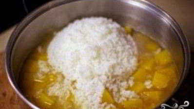 тыквенный суп-пюре с рисом