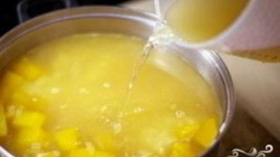 тыквенный суп-пюре с рисом