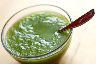 Зеленый сельдерейный суп-пюре