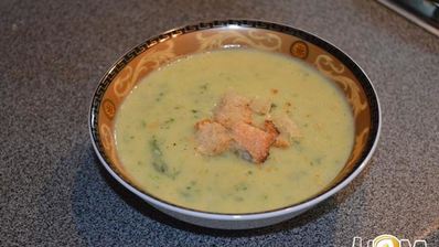 зеленый суп-пюре