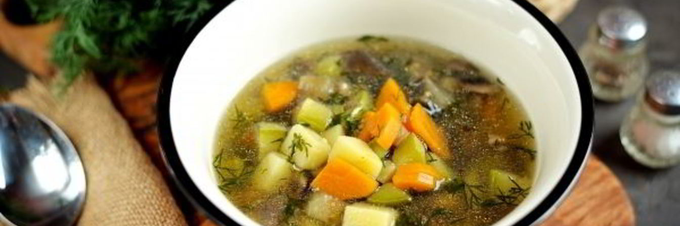 Суп с баклажанами и кабачками