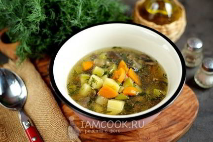 Суп с баклажанами и кабачками