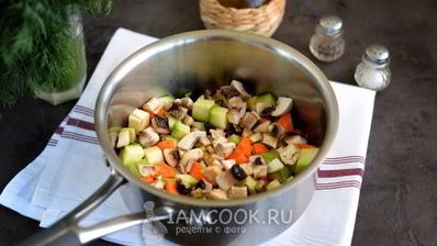 суп с баклажанами и кабачками