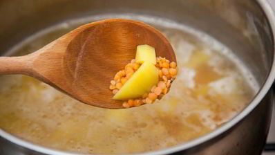 суп с чечевицей