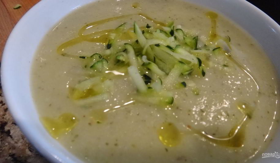 Рецепт супа с кабачками