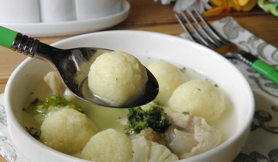 Рецепт супа с картофельными шариками