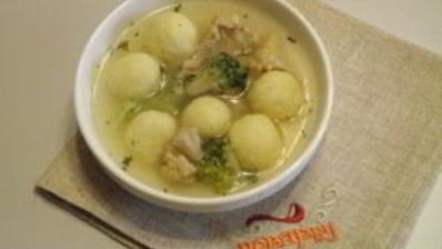 суп с картофельными шариками