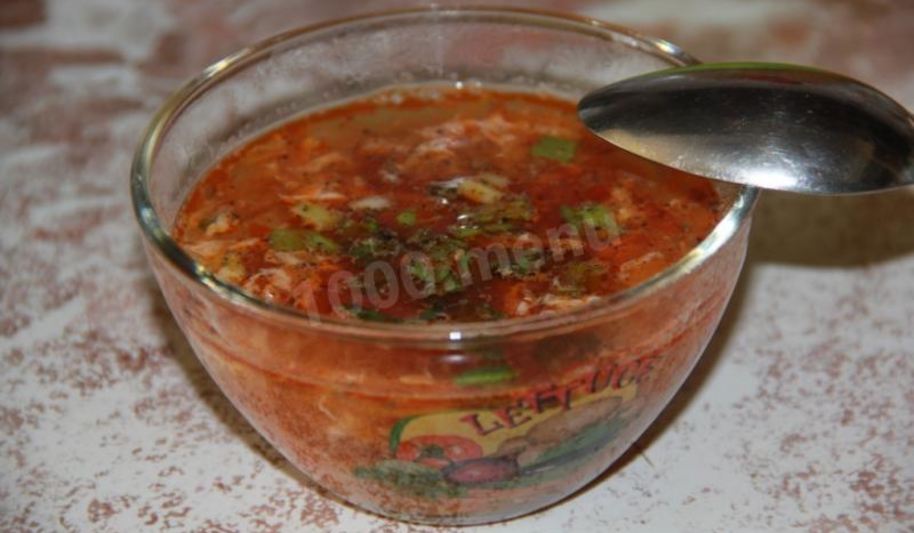 Рецепт супа с консервированной сардиной