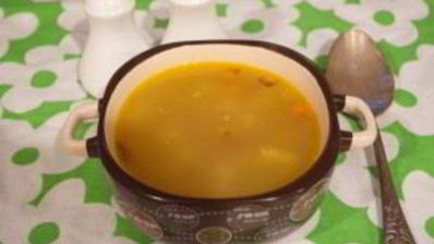 суп с курицей гриль