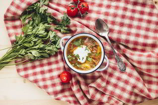 Суп с мясом