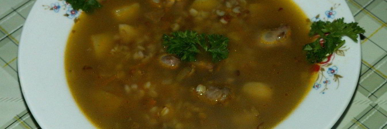 Суп с печенью