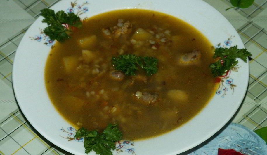 Рецепт супа с печенью