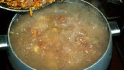 суп с печенью