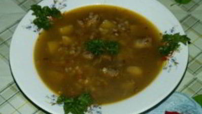 суп с печенью