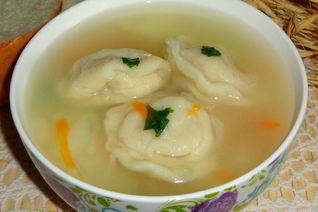 Суп с пельменями