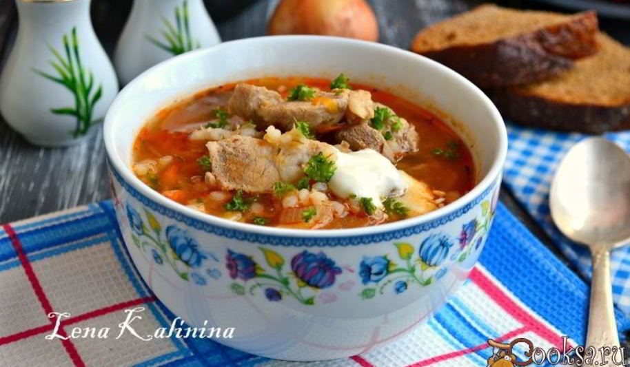 Рецепт супа с перловкой и мясом