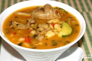 Суп с рисом и картошкой