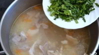 суп с рисом и картошкой