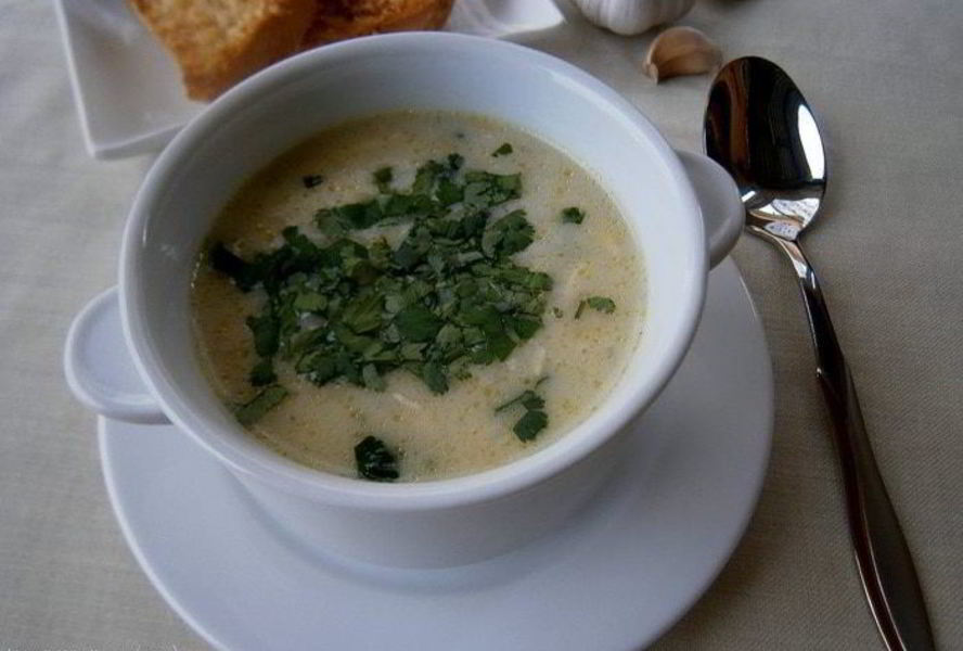 Суп с рисом в индийском стиле