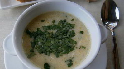 суп с рисом в индийском стиле