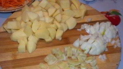 суп с сырными клецками