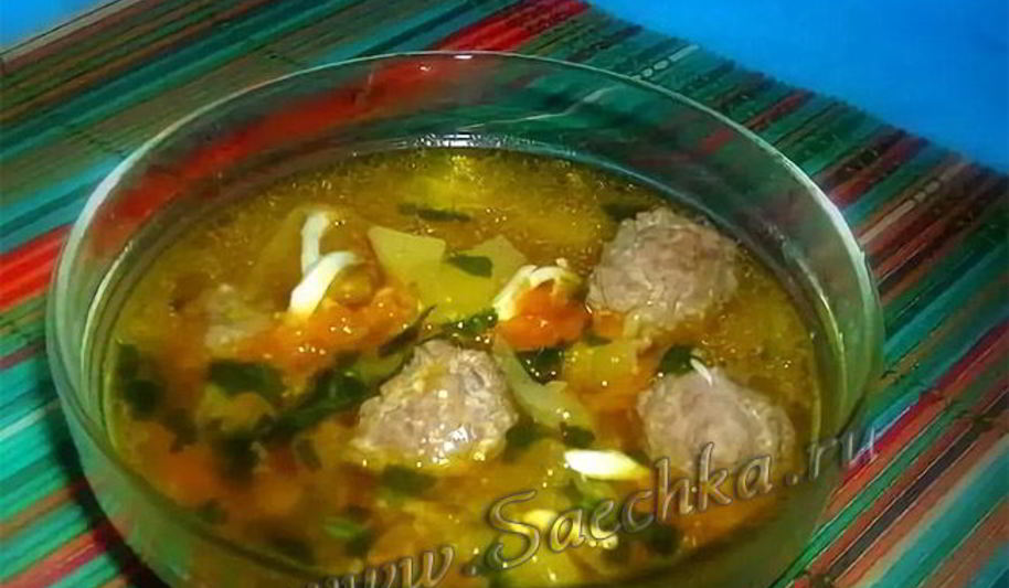 Рецепт супа снежок