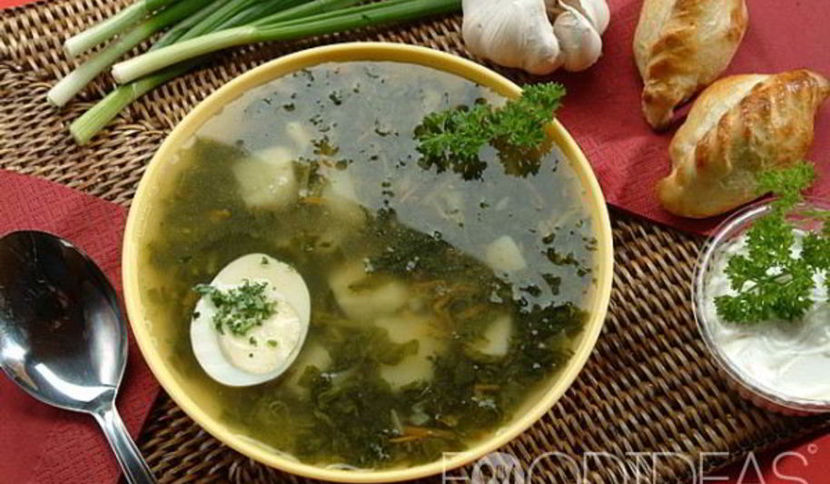 Рецепт супа со шпинатом