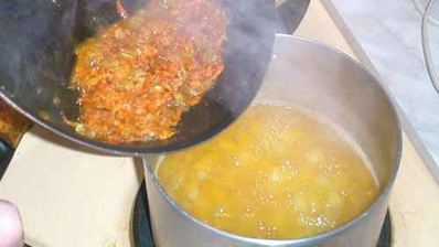 суп тыквенный с ананасом