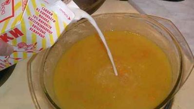 суп тыквенный с ананасом