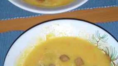 суп тыквенный с ананасом