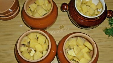 суп в горшочках в духовке