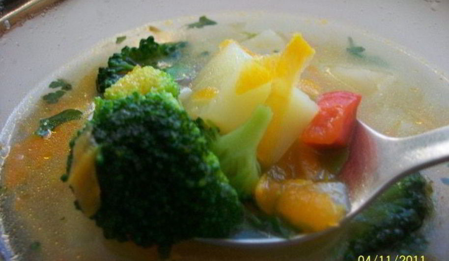 Рецепт супчика с брокколи и сладким перцем для детки
