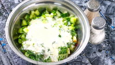 холодный свекольник с колбасой