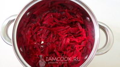 холодный свекольник с редисом