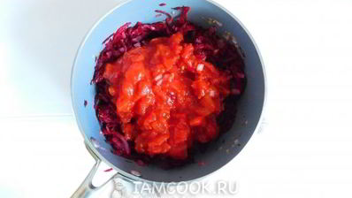 постный свекольник с помидорами