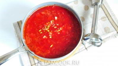 постный свекольник с помидорами